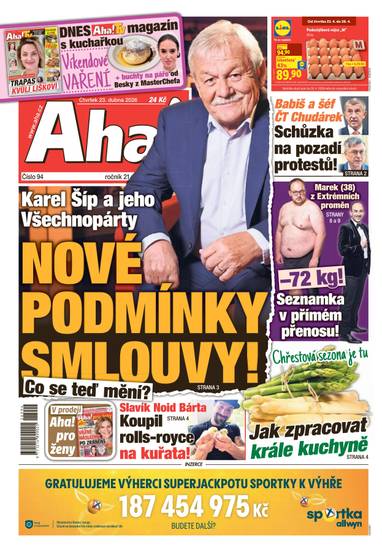 Aha! - 23.4.2026 - CZECH NEWS CENTER a. s.