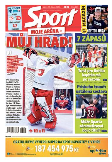 Sport - 24.4.2026 - CZECH NEWS CENTER a. s.