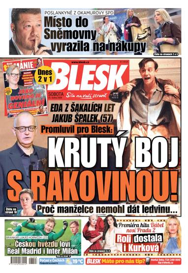BLESK - 25.4.2026 - CZECH NEWS CENTER a. s.