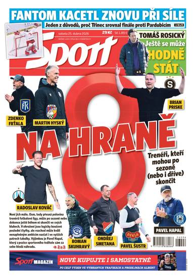 Sport - 25.4.2026 - CZECH NEWS CENTER a. s.