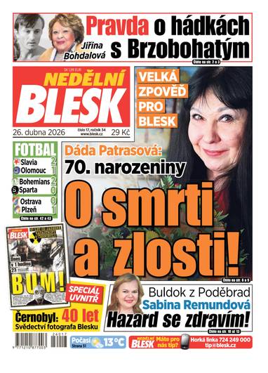 NEDĚLNÍ BLESK - 17/2026 - CZECH NEWS CENTER a. s.