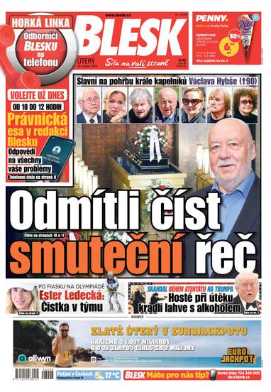 BLESK - 28.4.2026 - CZECH NEWS CENTER a. s.