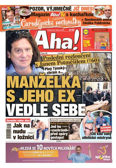 Aha! - 29.4.2026 - CZECH NEWS CENTER a. s.