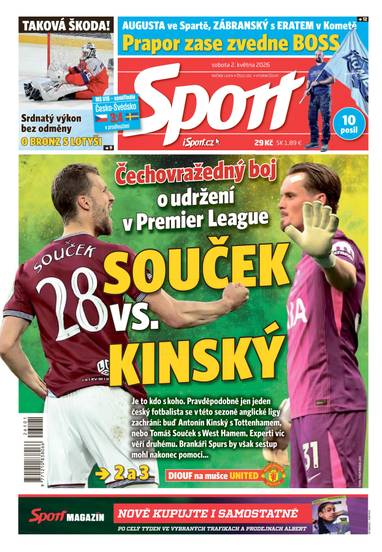 Sport - 2.5.2026 - CZECH NEWS CENTER a. s.