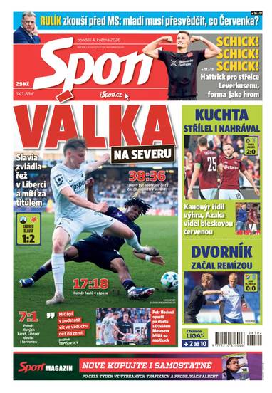 Sport - 4.5.2026 - CZECH NEWS CENTER a. s.