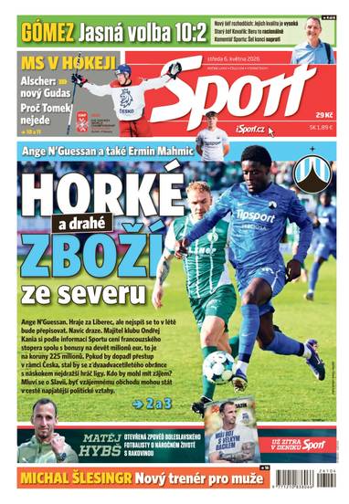 Sport - 6.5.2026 - CZECH NEWS CENTER a. s.