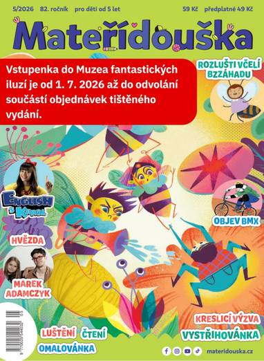 Časopis Mateřídouška - 5/2026 - CZECH NEWS CENTER a. s.