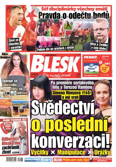 BLESK - 12.5.2026 - CZECH NEWS CENTER a. s.