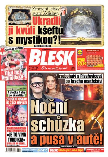 BLESK - 14.5.2026 - CZECH NEWS CENTER a. s.