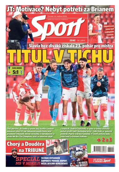 Sport - 14.5.2026 - CZECH NEWS CENTER a. s.