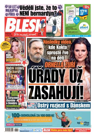 BLESK - 15.5.2026 - CZECH NEWS CENTER a. s.