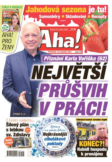 Aha! - 16.5.2026 - CZECH NEWS CENTER a. s.