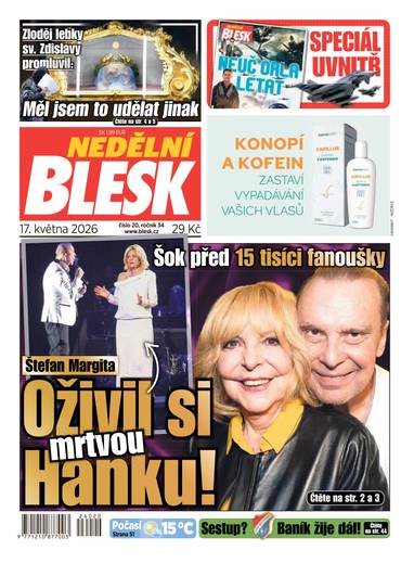 NEDĚLNÍ BLESK - 20/2026 - CZECH NEWS CENTER a. s.