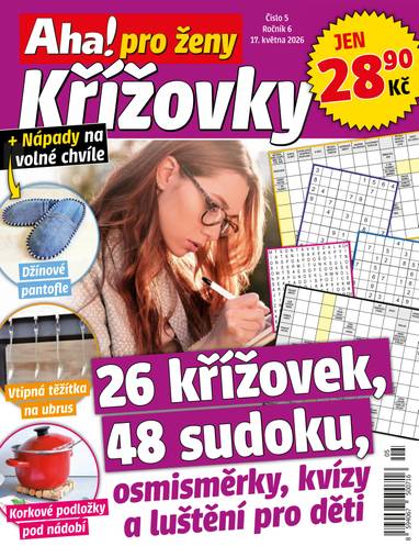 Časopis Aha! pro ženy Křížovky - 5/2026 - CZECH NEWS CENTER a. s.