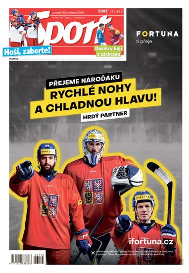 Sport - 18.5.2026 - CZECH NEWS CENTER a. s.