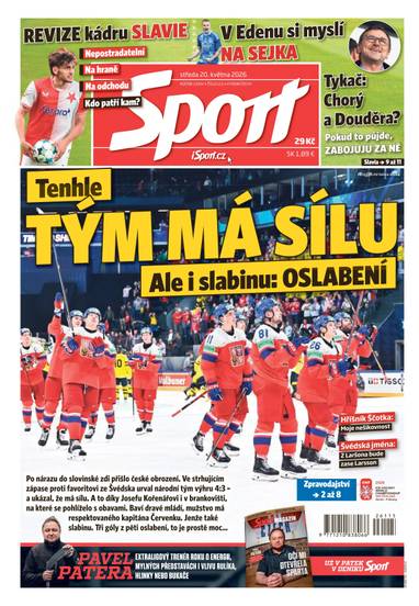 Sport - 20.5.2026 - CZECH NEWS CENTER a. s.