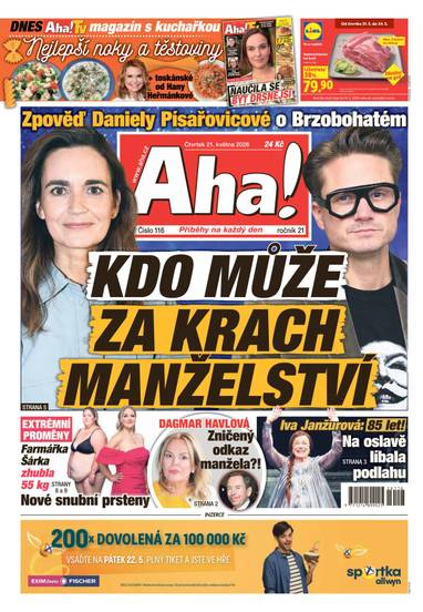 Aha! - 21.5.2026 - CZECH NEWS CENTER a. s.