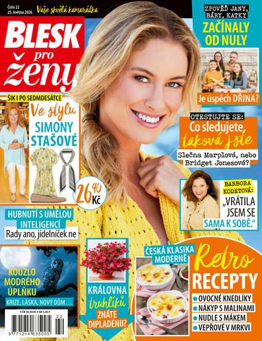 Časopis BLESK pro ženy - 22/2026 - CZECH NEWS CENTER a. s.