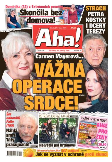Aha! - 27.5.2026 - CZECH NEWS CENTER a. s.