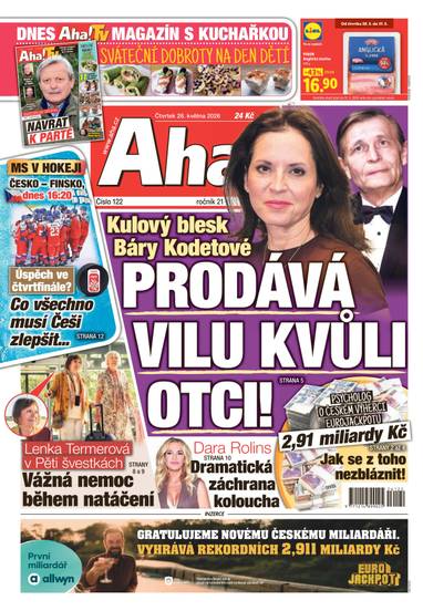 Aha! - 28.5.2026 - CZECH NEWS CENTER a. s.