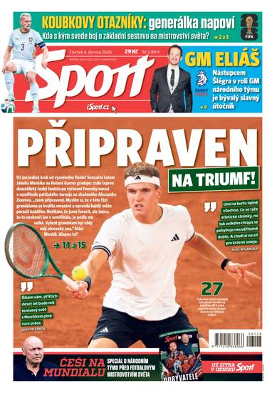 Sport - 4.6.2026 - CZECH NEWS CENTER a. s.