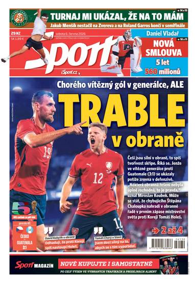 Sport - 6.6.2026 - CZECH NEWS CENTER a. s.