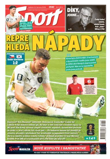 Sport - 13.6.2026 - CZECH NEWS CENTER a. s.