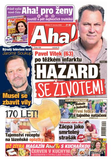 Aha! - 17.6.2026 - CZECH NEWS CENTER a. s.