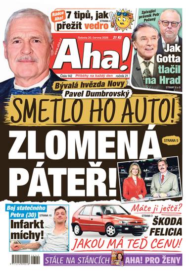 Aha! - 20.6.2026 - CZECH NEWS CENTER a. s.