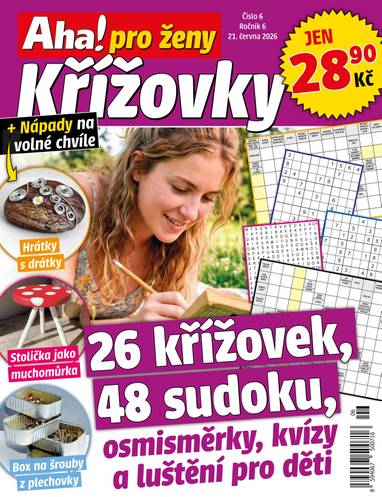 Časopis Aha! pro ženy Křížovky - 6/2026 - CZECH NEWS CENTER a. s.