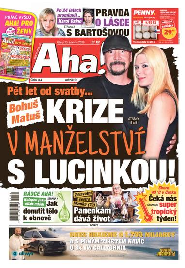 Aha! - 23.6.2026 - CZECH NEWS CENTER a. s.