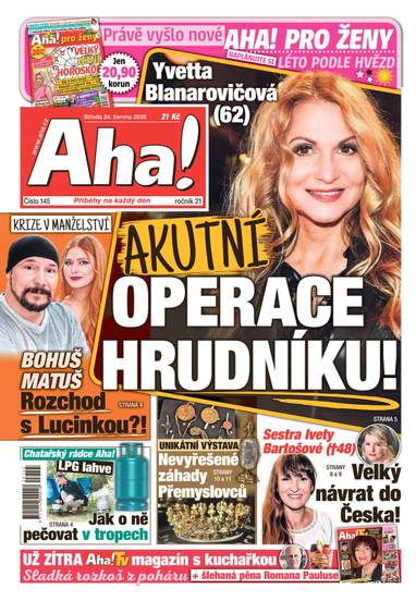 Aha! - 24.6.2026 - CZECH NEWS CENTER a. s.