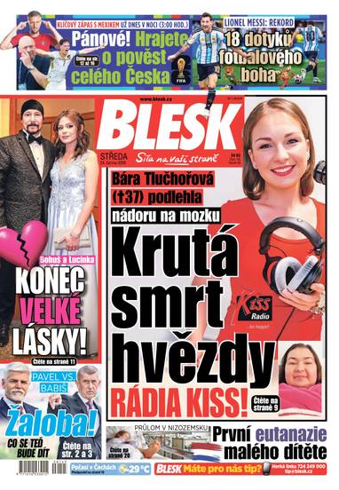 BLESK - 24.6.2026 - CZECH NEWS CENTER a. s.