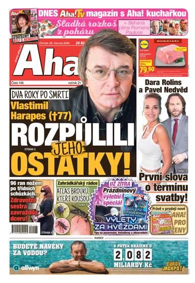 Aha! - 25.6.2026 - CZECH NEWS CENTER a. s.