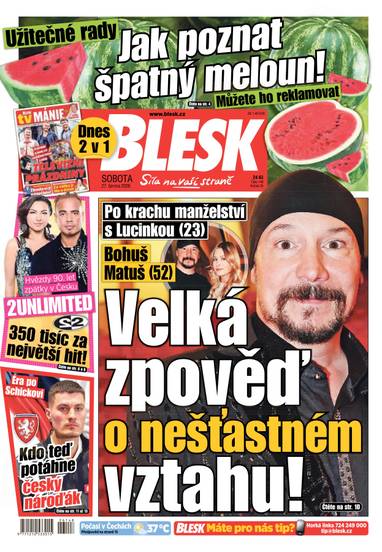BLESK - 27.6.2026 - CZECH NEWS CENTER a. s.