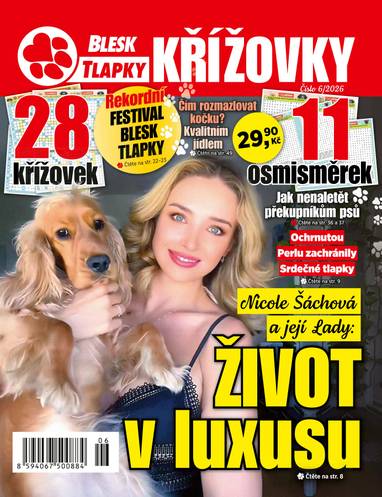 Časopis BLESK TLAPKY KŘÍŽOVKY - 6/2026 - CZECH NEWS CENTER a. s.
