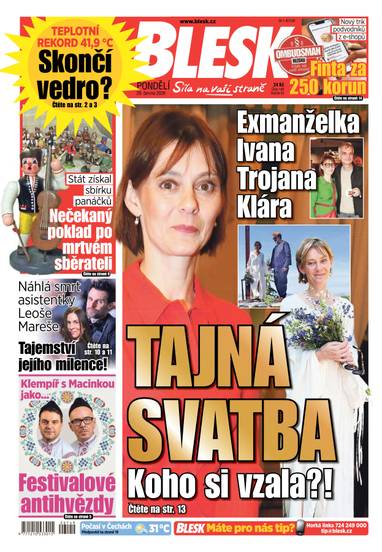 BLESK - 29.6.2026 - CZECH NEWS CENTER a. s.