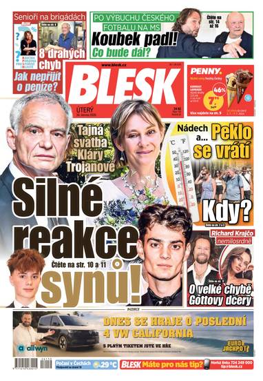 BLESK - 30.6.2026 - CZECH NEWS CENTER a. s.