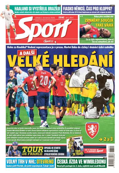 Sport - 1.7.2026 - CZECH NEWS CENTER a. s.