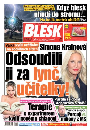 BLESK - 2.7.2026 - CZECH NEWS CENTER a. s.