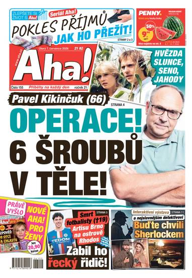 Aha! - 7.7.2026 - CZECH NEWS CENTER a. s.