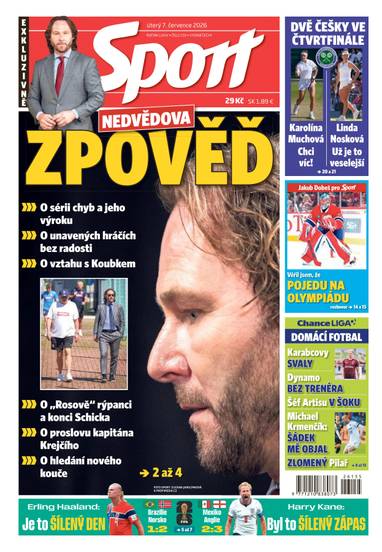 Sport - 7.7.2026 - CZECH NEWS CENTER a. s.