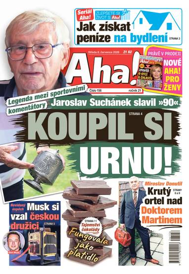 Aha! - 8.7.2026 - CZECH NEWS CENTER a. s.
