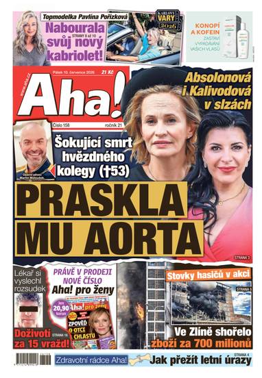 Aha! - 10.7.2026 - CZECH NEWS CENTER a. s.
