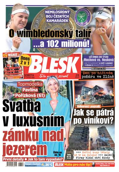 BLESK - 11.7.2026 - CZECH NEWS CENTER a. s.