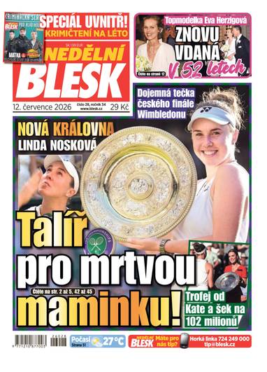 NEDĚLNÍ BLESK - 28/2026 - CZECH NEWS CENTER a. s.