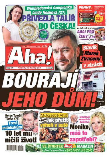 Aha! - 14.7.2026 - CZECH NEWS CENTER a. s.