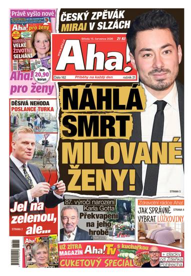 Aha! - 15.7.2026 - CZECH NEWS CENTER a. s.