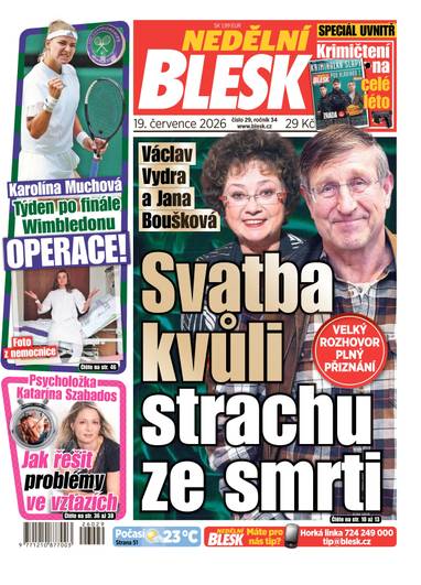 NEDĚLNÍ BLESK - 29/2026 - CZECH NEWS CENTER a. s.