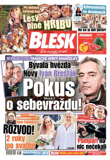 BLESK - 21.7.2026 - CZECH NEWS CENTER a. s.